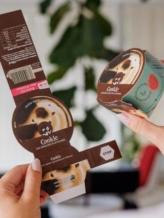 Sleeve mit Druck und Veredelung individuelle Verpackung